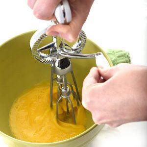 Norpro Egg Beater Classic Hand Crank Style 18/10 Stainless Steel Mixer 12 Inches.