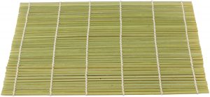 Helen’s Asian Kitchen Sushi Mat, 9.5-Inches x 8-Inches, Natural Bamboo.