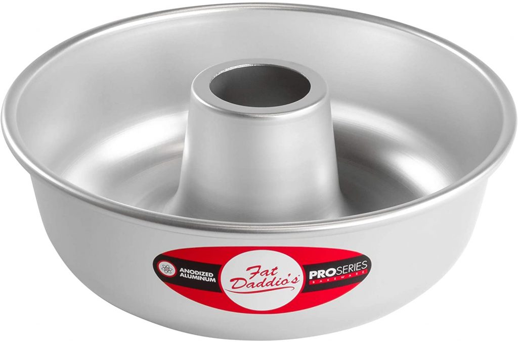 7. Fat Daddio's Ring Mold Pan, 7 x 2 3/8 Inch, Silver.
