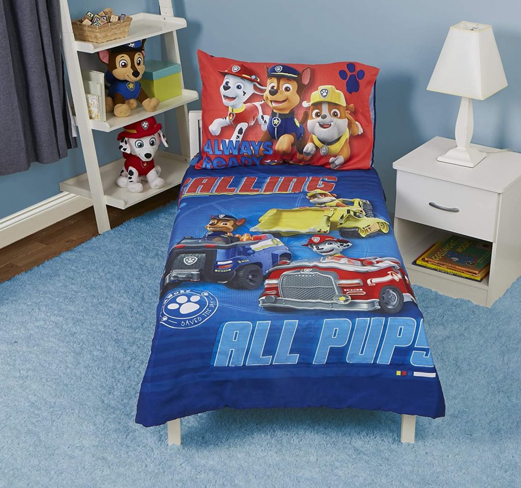 Paw Patrol Paw Patrol Calling All Pups 4-Piece Toddler Bedding Set -Best Bedding Sets and Collections.