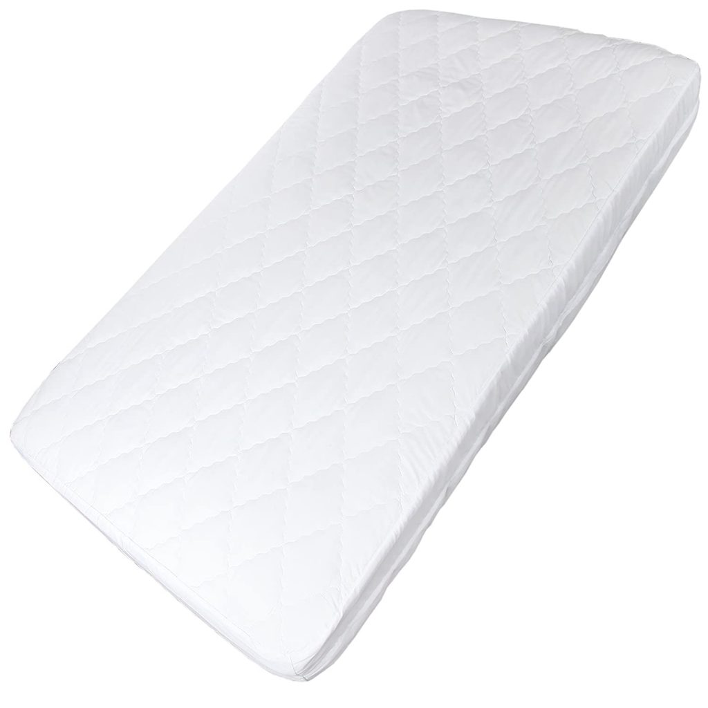 6. Jambini Zipper Crib Mattress Cover - Fully Encased with An Embedded Waterproof Crib Mattress Pad -Best Mattress Pads.