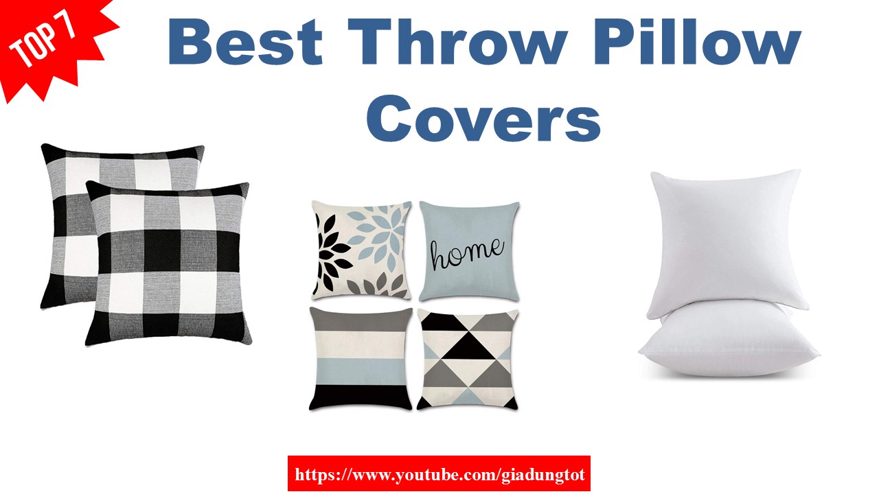 Top 7 Best Throw Pillow Covers With Price – Best Home Kitchen. Review and buy top rated products. Gia Dung Tot helps you buy online peace of mind.