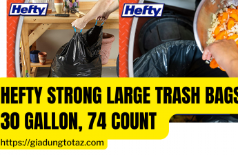 Hefty Strong Large Trash Bags, 30 Gallon, 74 Count - Phi Review.