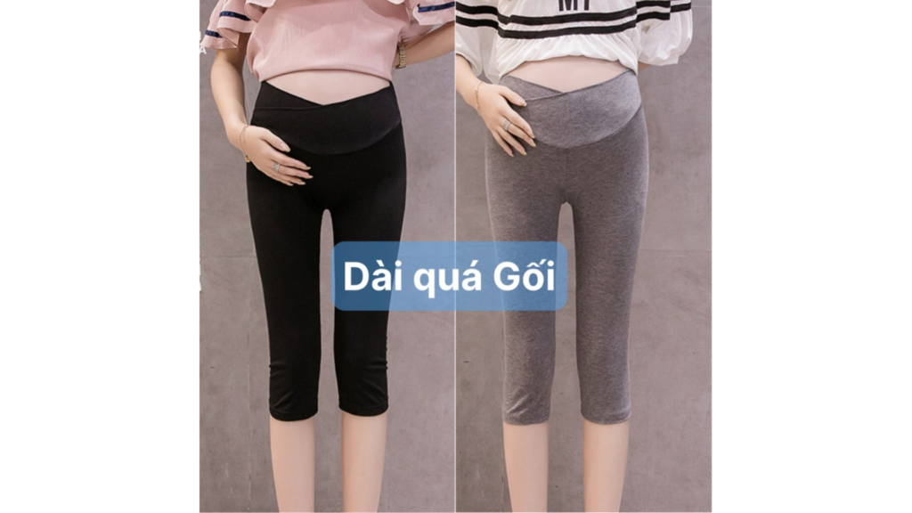 Chọn mua quần bầu lửng cạp chéo – Món đồ không thể thiếu cho mẹ bầu trong suốt thai kỳ