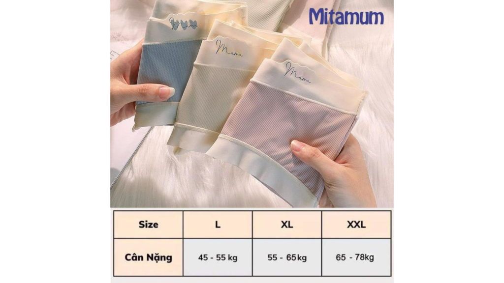 CÓ NÊN MUA QUẦN LÓT BẦU THUN TĂM LẠNH MITAMUM - CHO MẸ BẦU VÀ SAU SINH KHÔNG