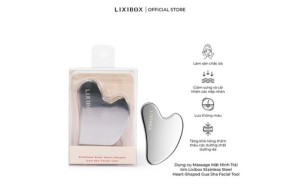 Dụng Cụ Massage Mặt Đá Thạch Anh Hình Trái Tim Lixibox – Bí quyết giúp làn da căng mịn ngay tại nhà2